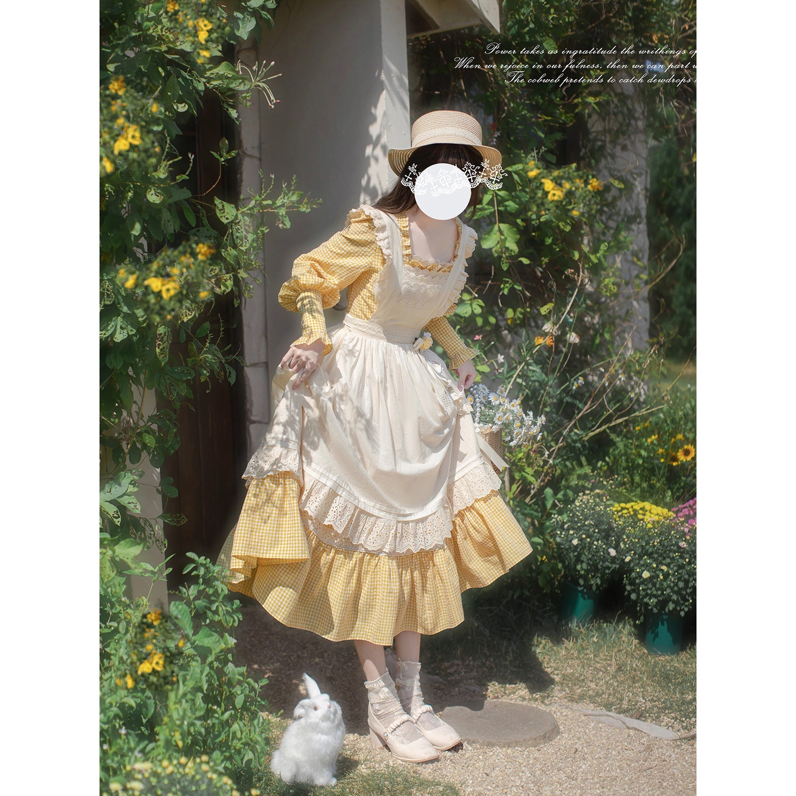 Dandelion Yellow Retro Dress and Apron – remulia