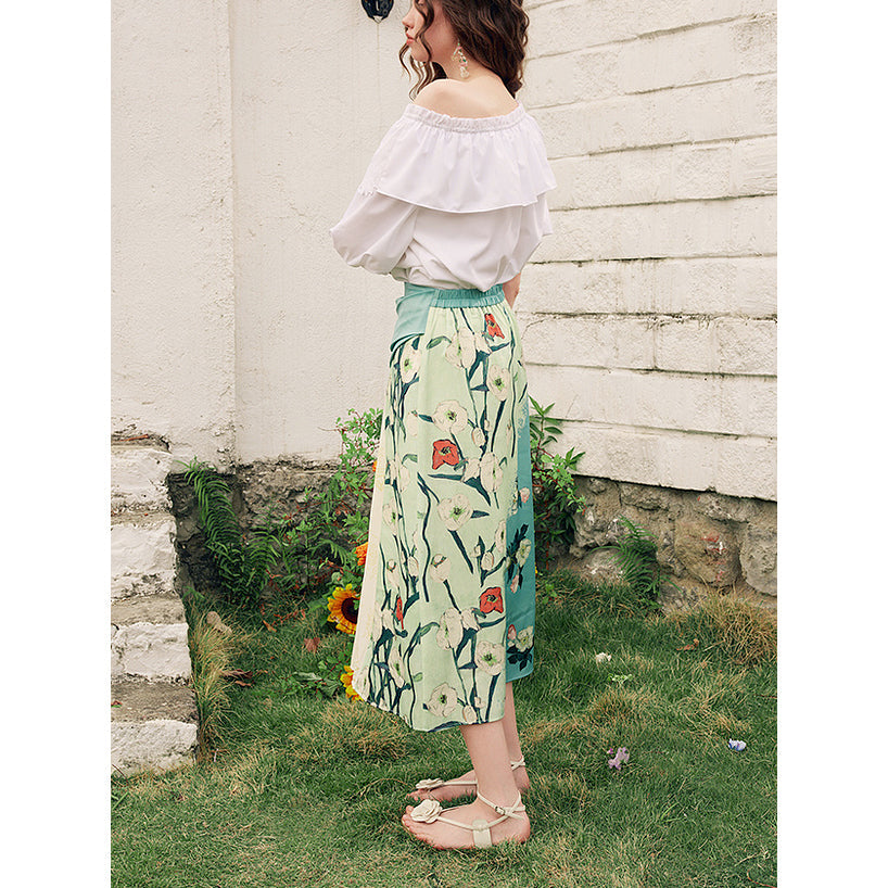 野薔薇とヒゲナシと蝶のスカート