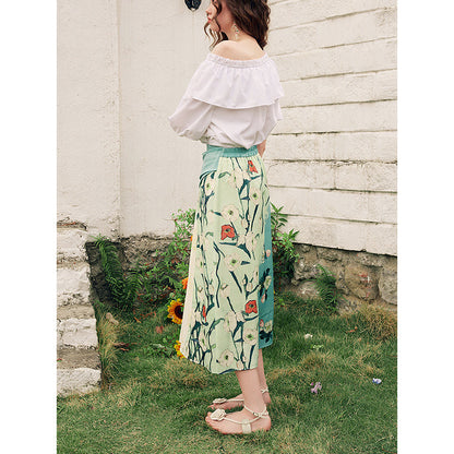 野薔薇とヒゲナシと蝶のスカート