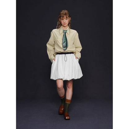 膨らむ風船のバルーンスカート