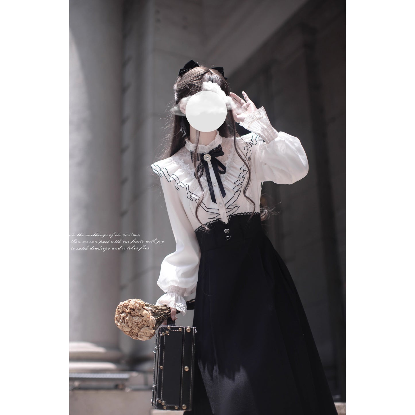 旋律を奏でる令嬢のクラシカルワンピース