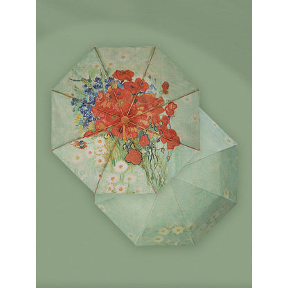 Red Poppies折りたたみ傘