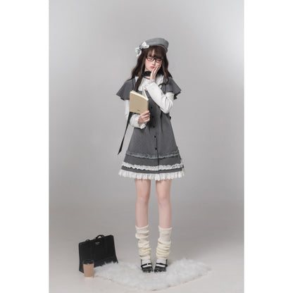 書斎のお嬢様のドッキングワンピース