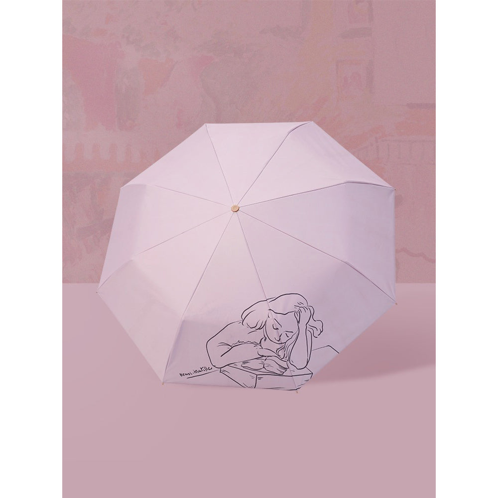 Interior with a Young Girl (Girl Reading)折りたたみ傘