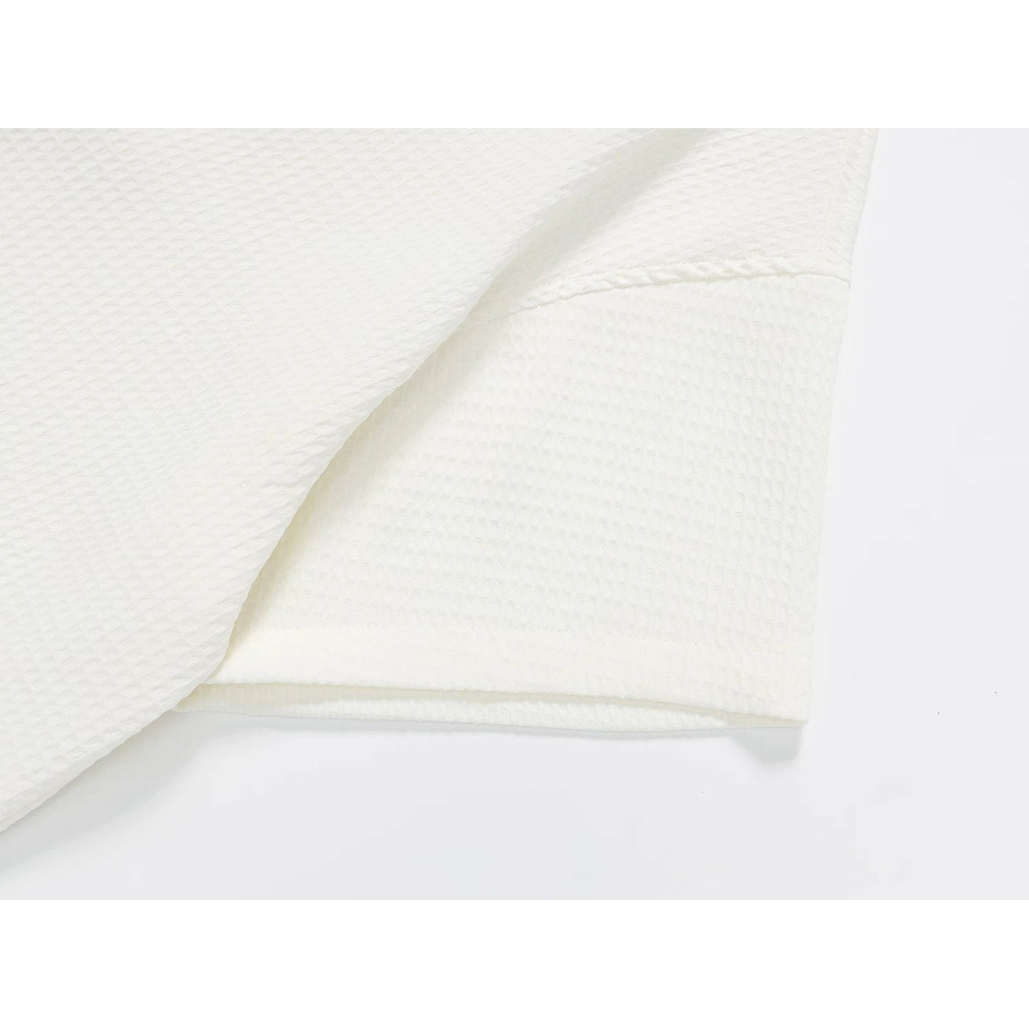 子犬の刺繍シャツ - Milk White