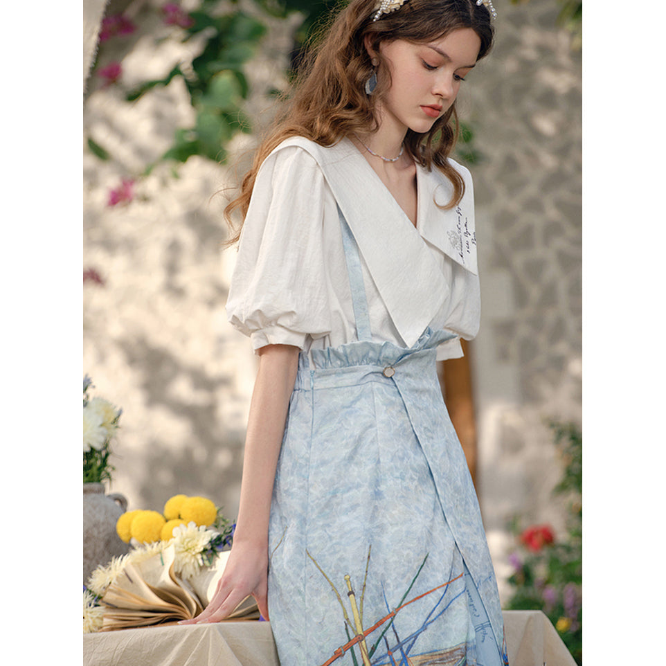 テオへの手紙の刺繍ブラウス