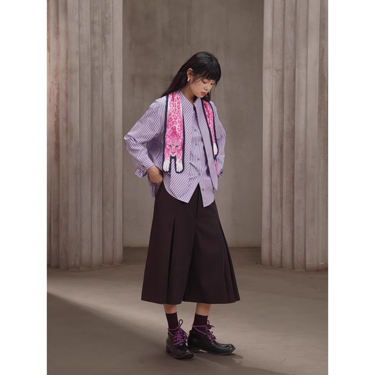 豹の挿絵ネッカチーフ