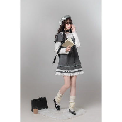 書斎のお嬢様のドッキングワンピース