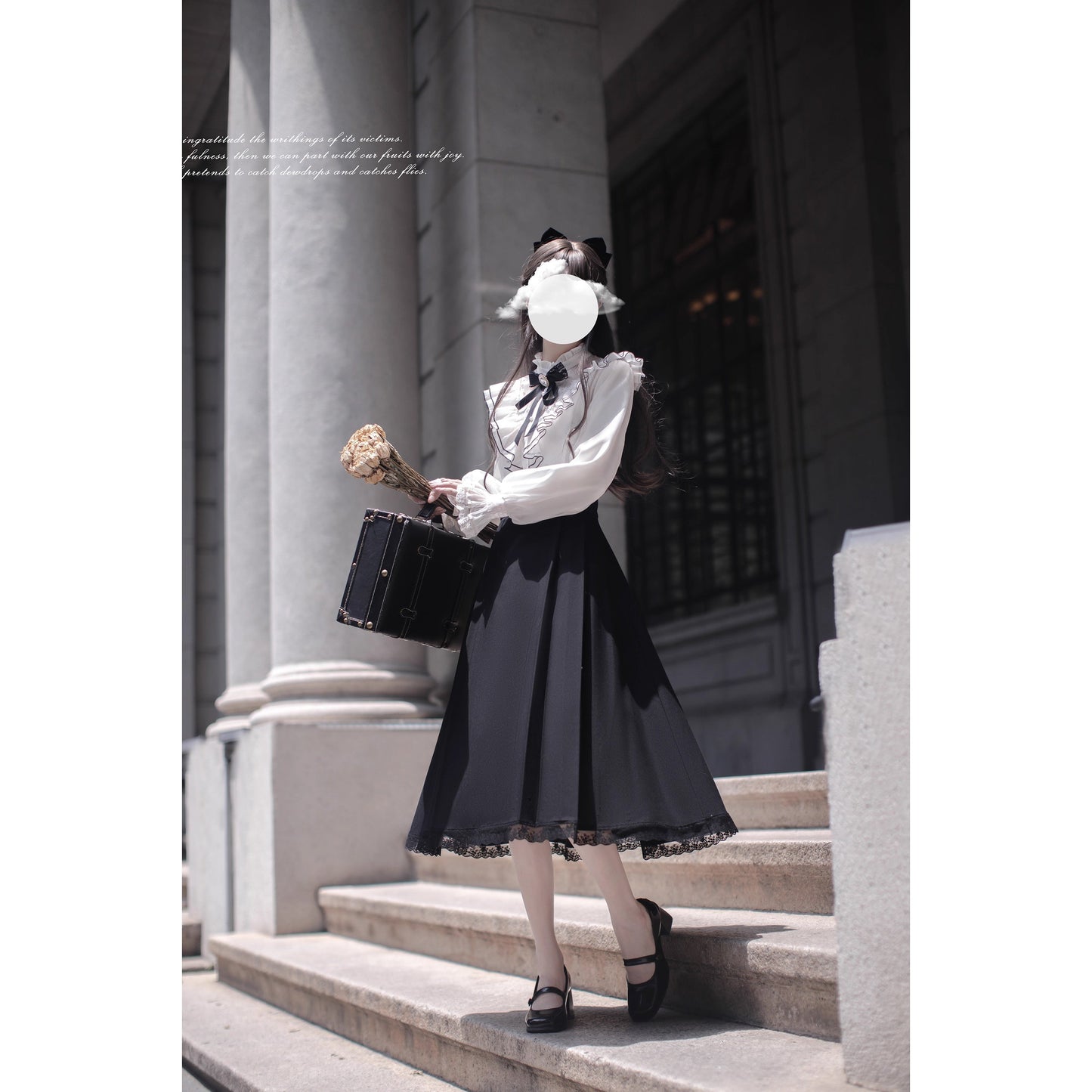 旋律を奏でる令嬢のクラシカルワンピース