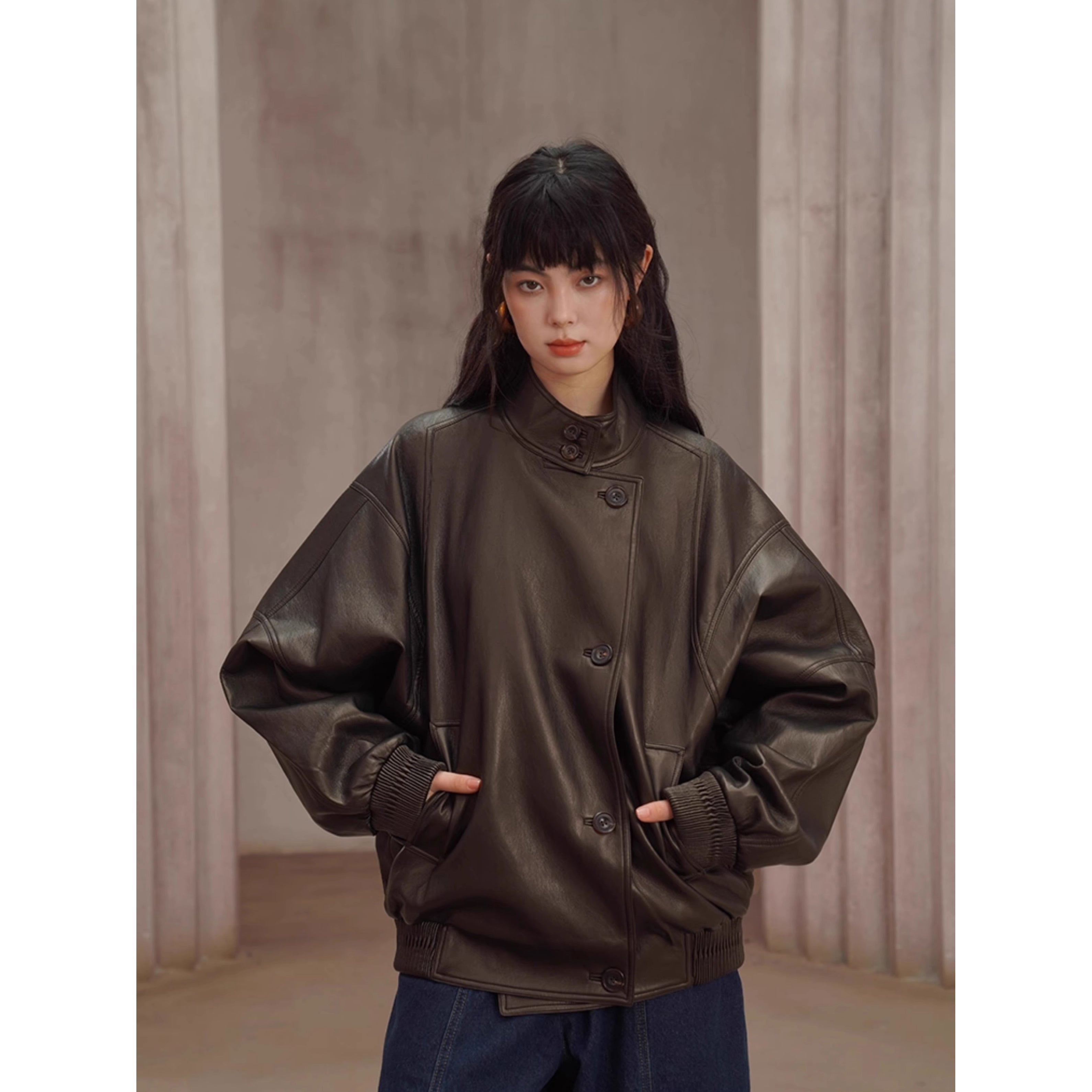 contemporary leather jacket – remulia