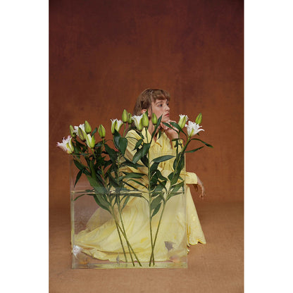 サボテンの刺繍ブラウスとスカート - Yellow