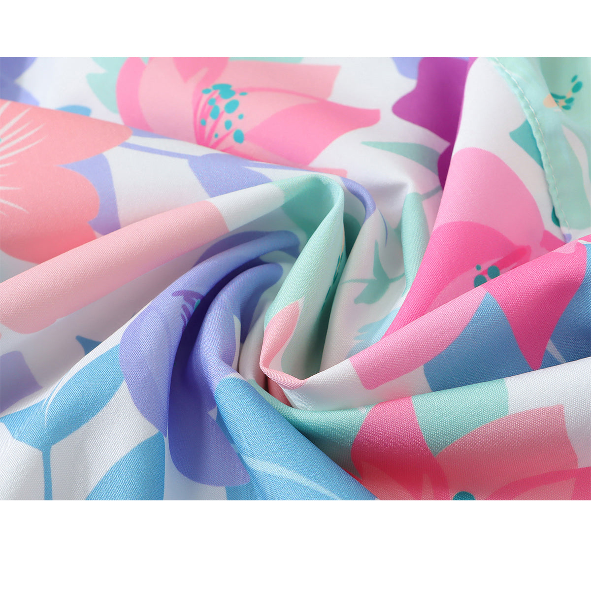 ドリーミーな花柄ショートシャツ