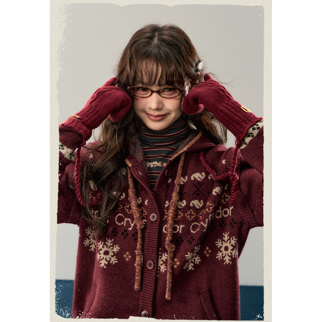 魔法学校のニットグローブ