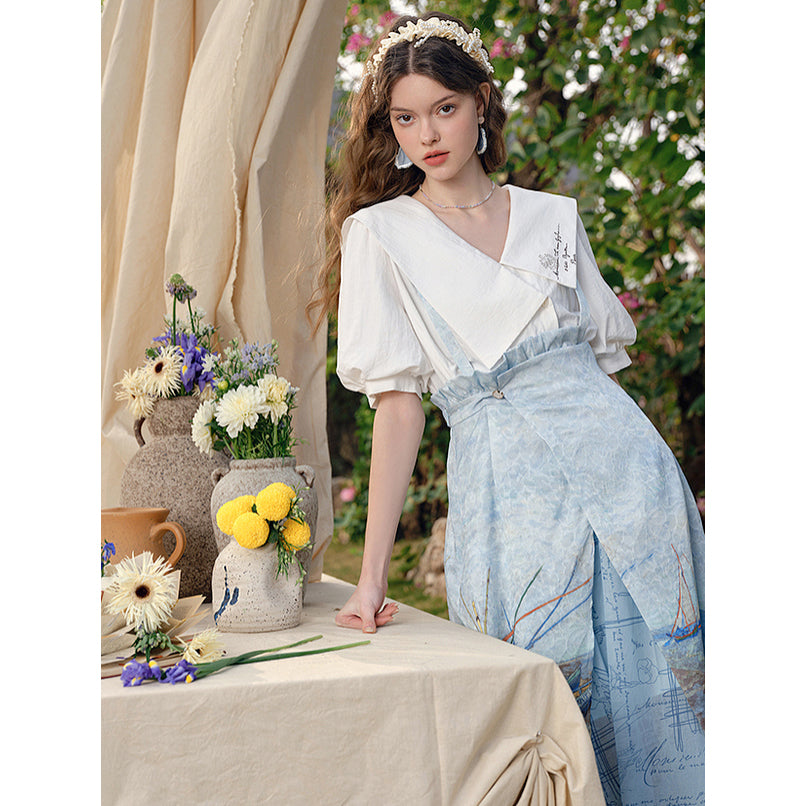 テオへの手紙の刺繍ブラウス