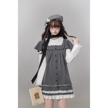 書斎のお嬢様のドッキングワンピース