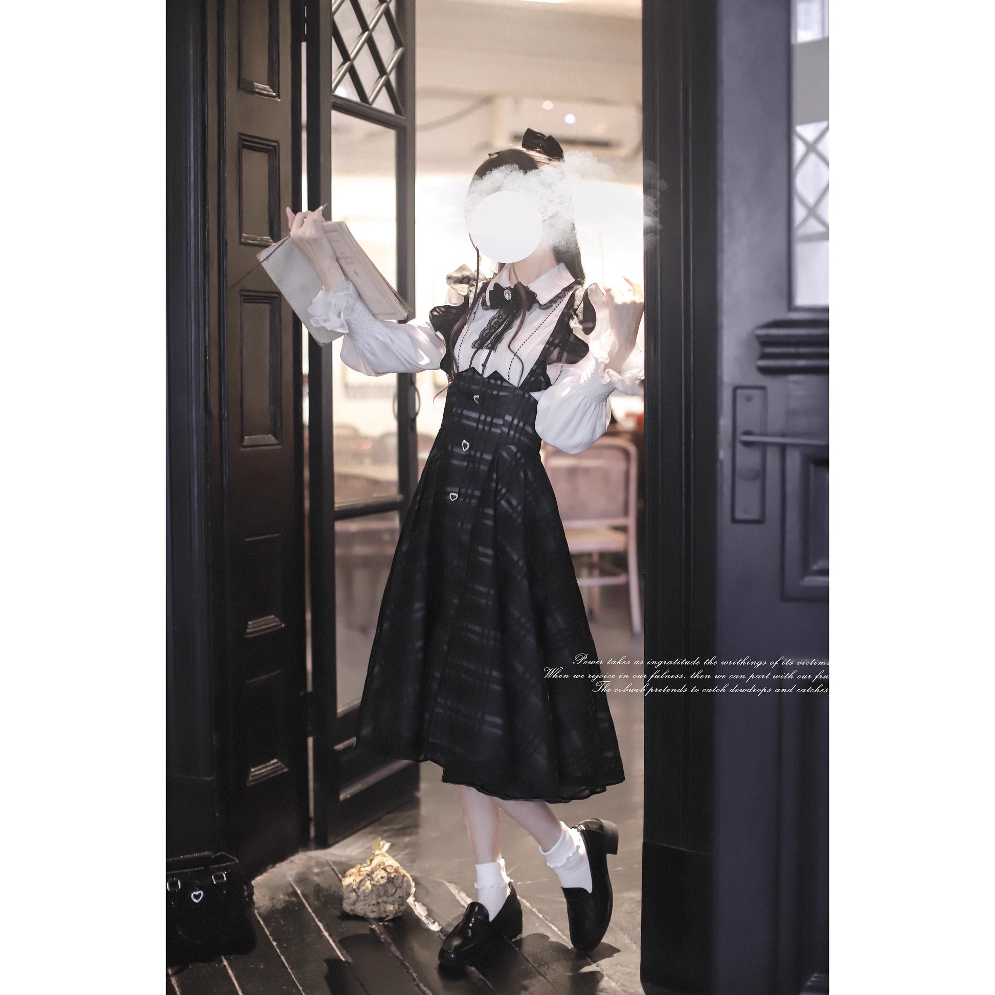 夜想曲を奏でるジャンパースカートとブラウス - Long Length