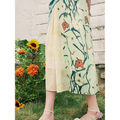 野薔薇とヒゲナシと蝶のスカート