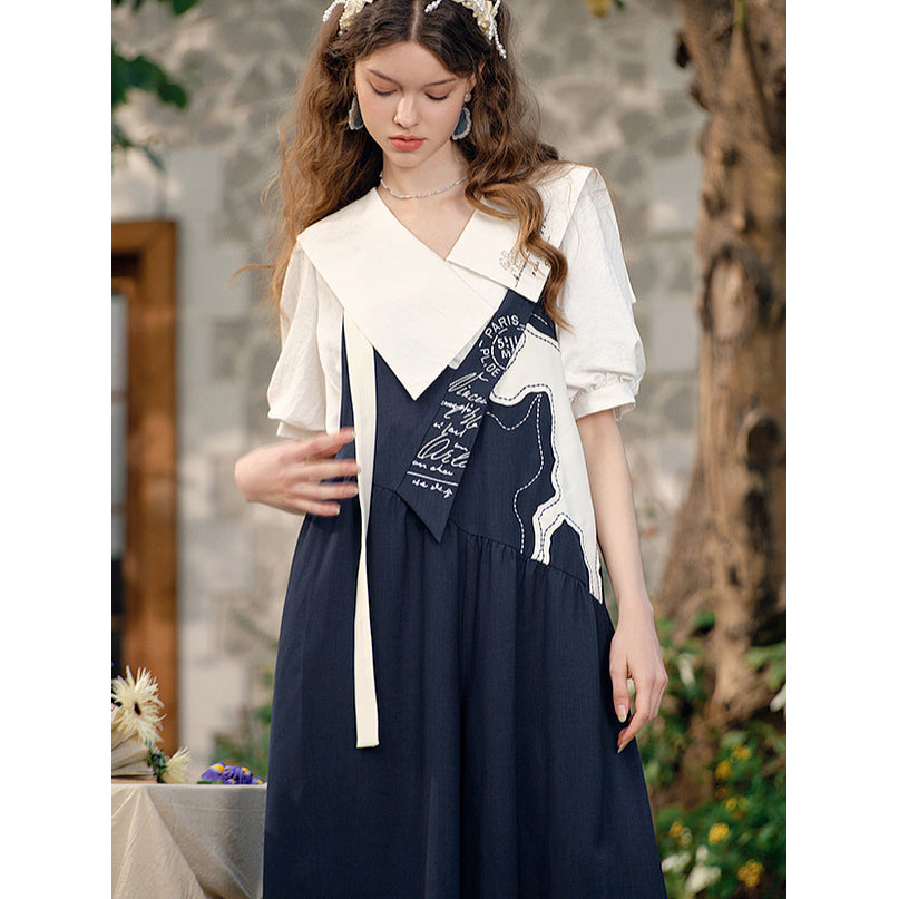 テオへの手紙の刺繍ブラウス