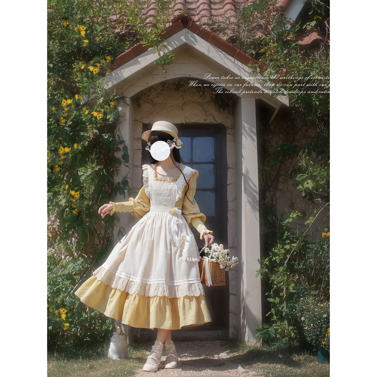 Dandelion Yellow Retro Dress and Apron – remulia