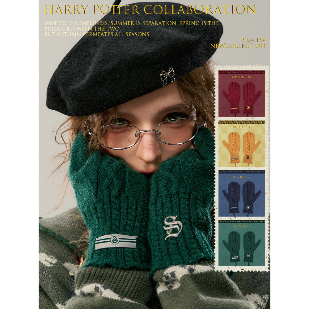 魔法学校のニットグローブ