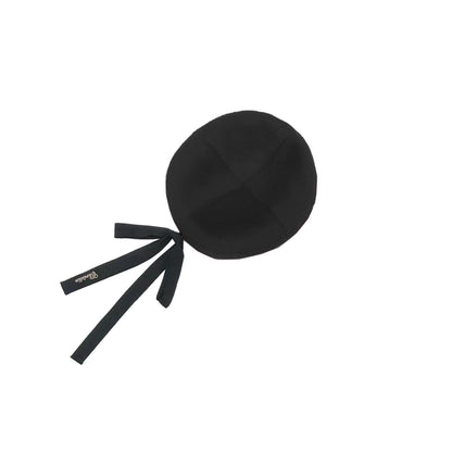 漆黒のお嬢様のウールケープコート