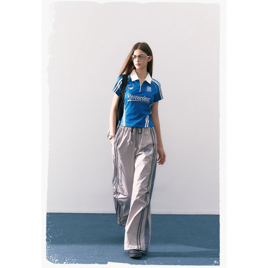 魔法学校のポロシャツと刺繍ロングパンツ