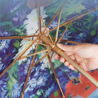 Vase with Cornflowers and Poppies折りたたみ傘