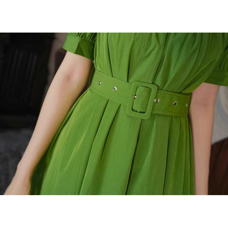 深碧のお嬢様のレトロワンピース