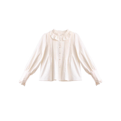 奏鳴曲を奏でる刺繍ジャンパースカートとフリルリボンブラウス