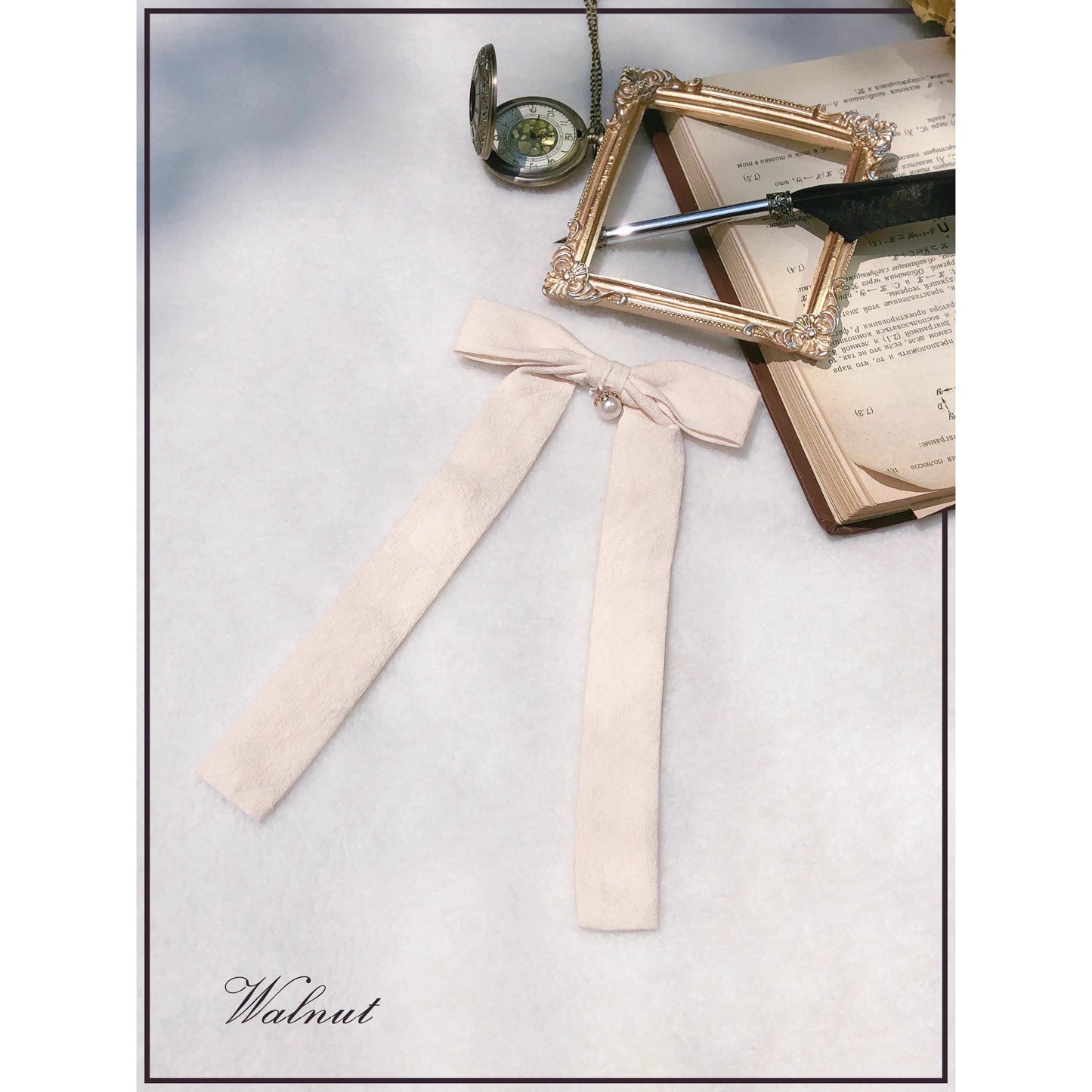 奏鳴曲を奏でる刺繍ジャンパースカートとフリルリボンブラウス