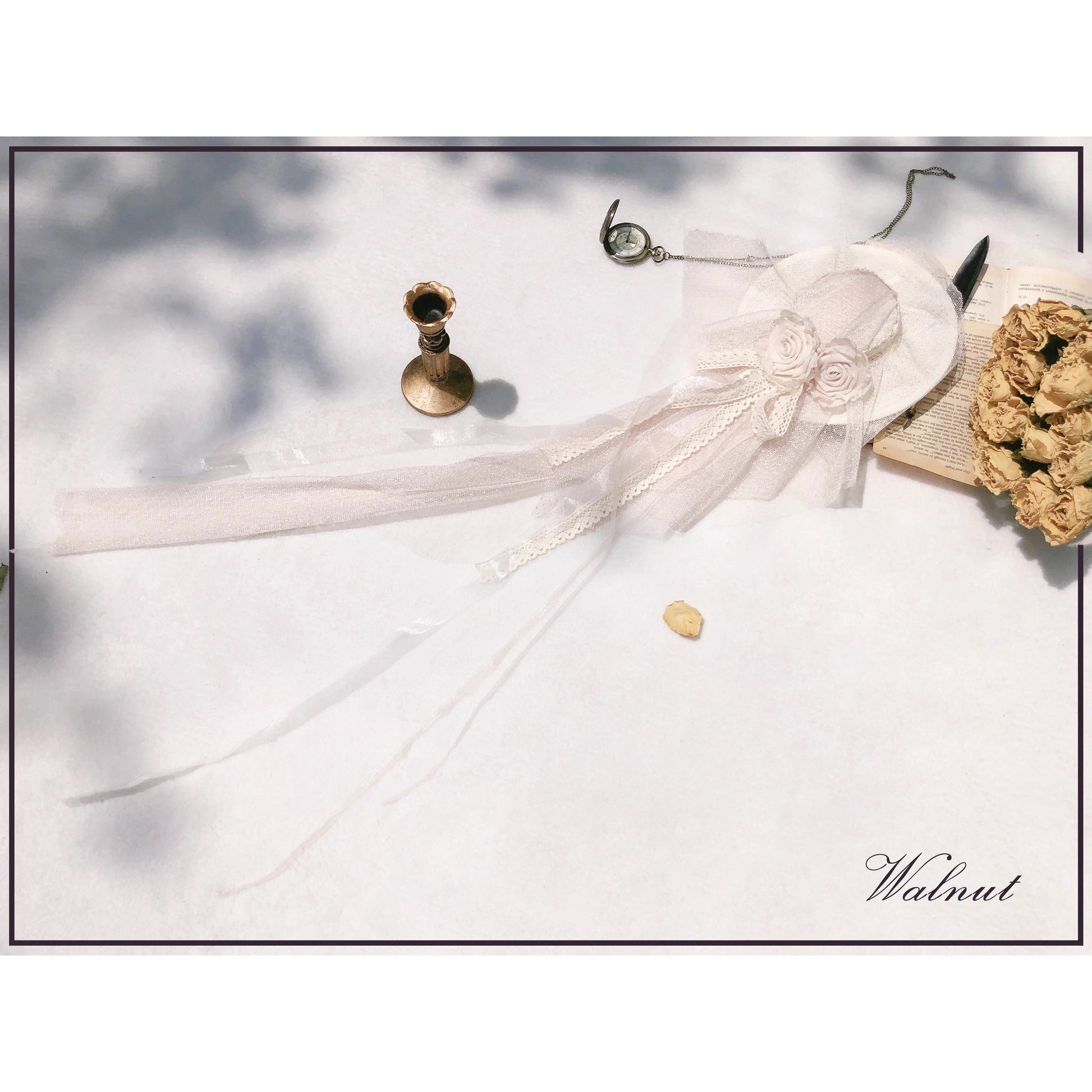 奏鳴曲を奏でる刺繍ジャンパースカートとフリルリボンブラウス