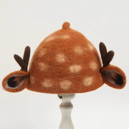 작은 horn bambi hat 