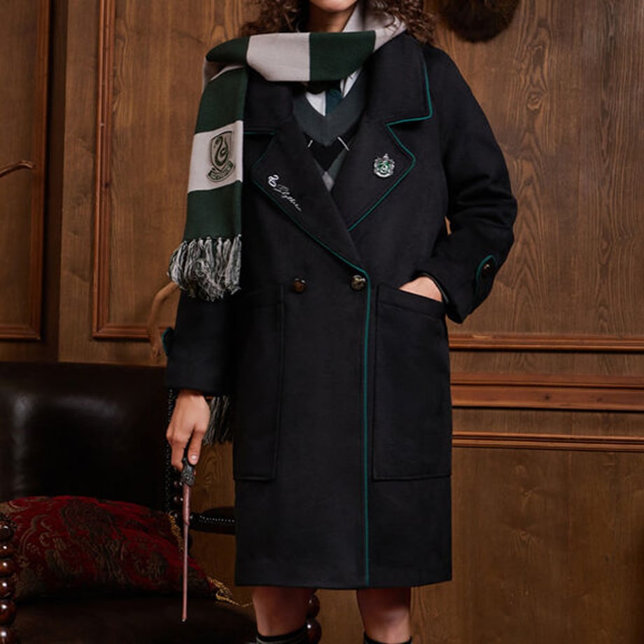 wizard school hooded long coat 