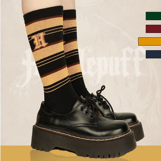 wizard school striped socks