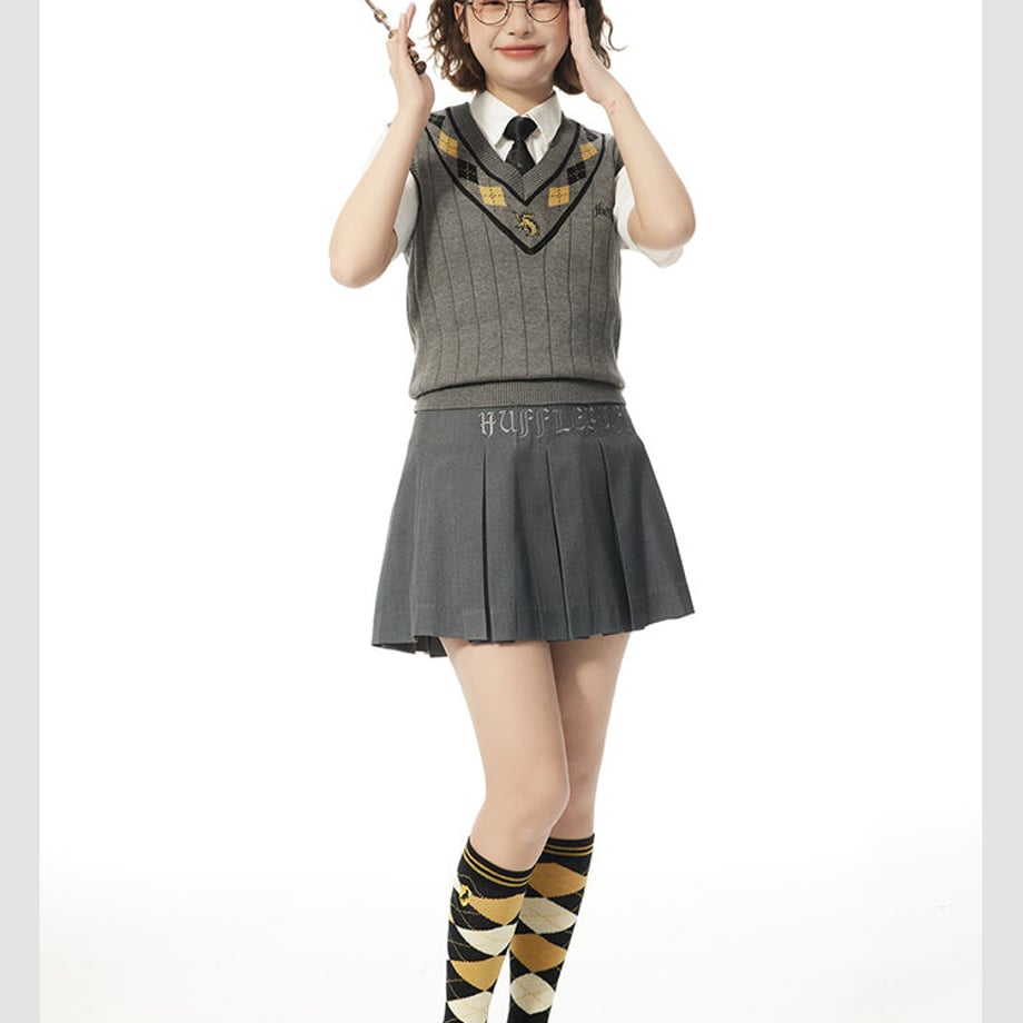 wizard school mini pleated skirt 