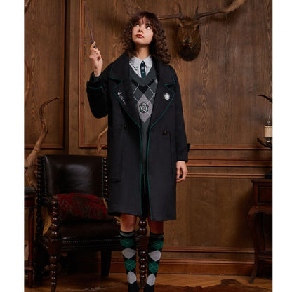 wizard school hooded long coat 