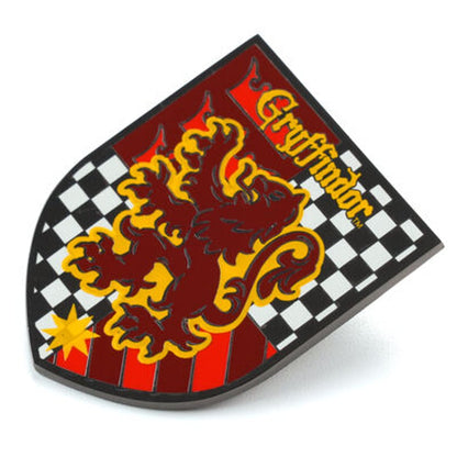 wizard school checkered pattern badge 