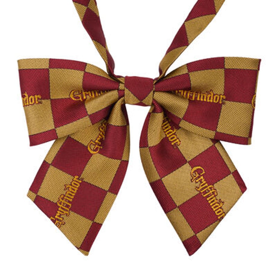 wizard school plaid ribbon tie 