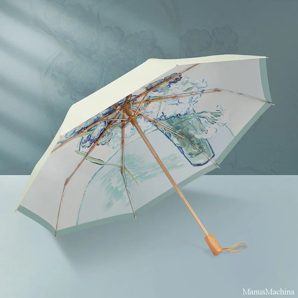 Iris in a Glass Vase折りたたみ傘