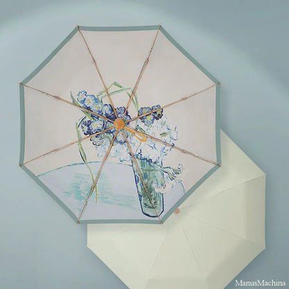 Iris in a Glass Vase折りたたみ傘