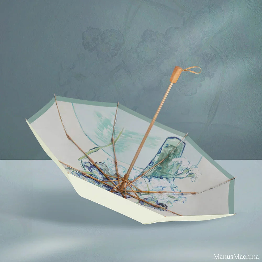 Iris in a Glass Vase折りたたみ傘