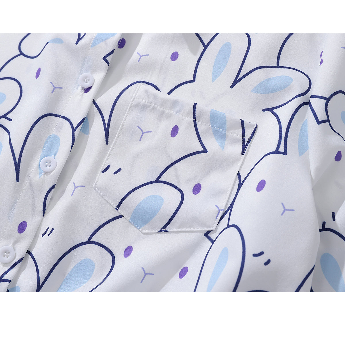 ウサギさんのショートシャツ