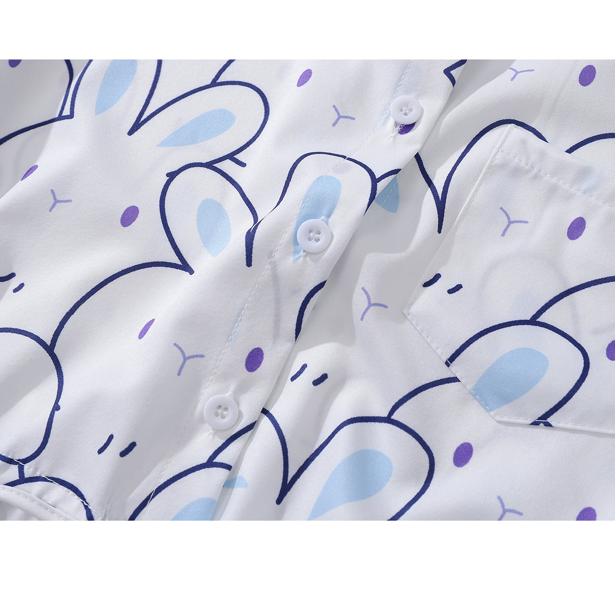 ウサギさんのショートシャツ