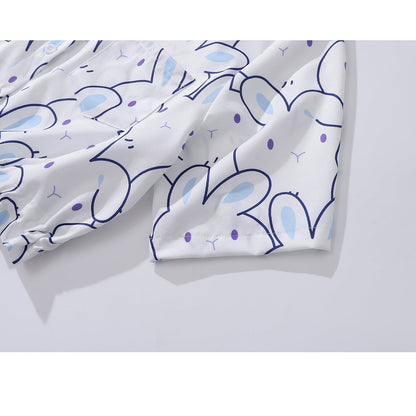 ウサギさんのショートシャツ