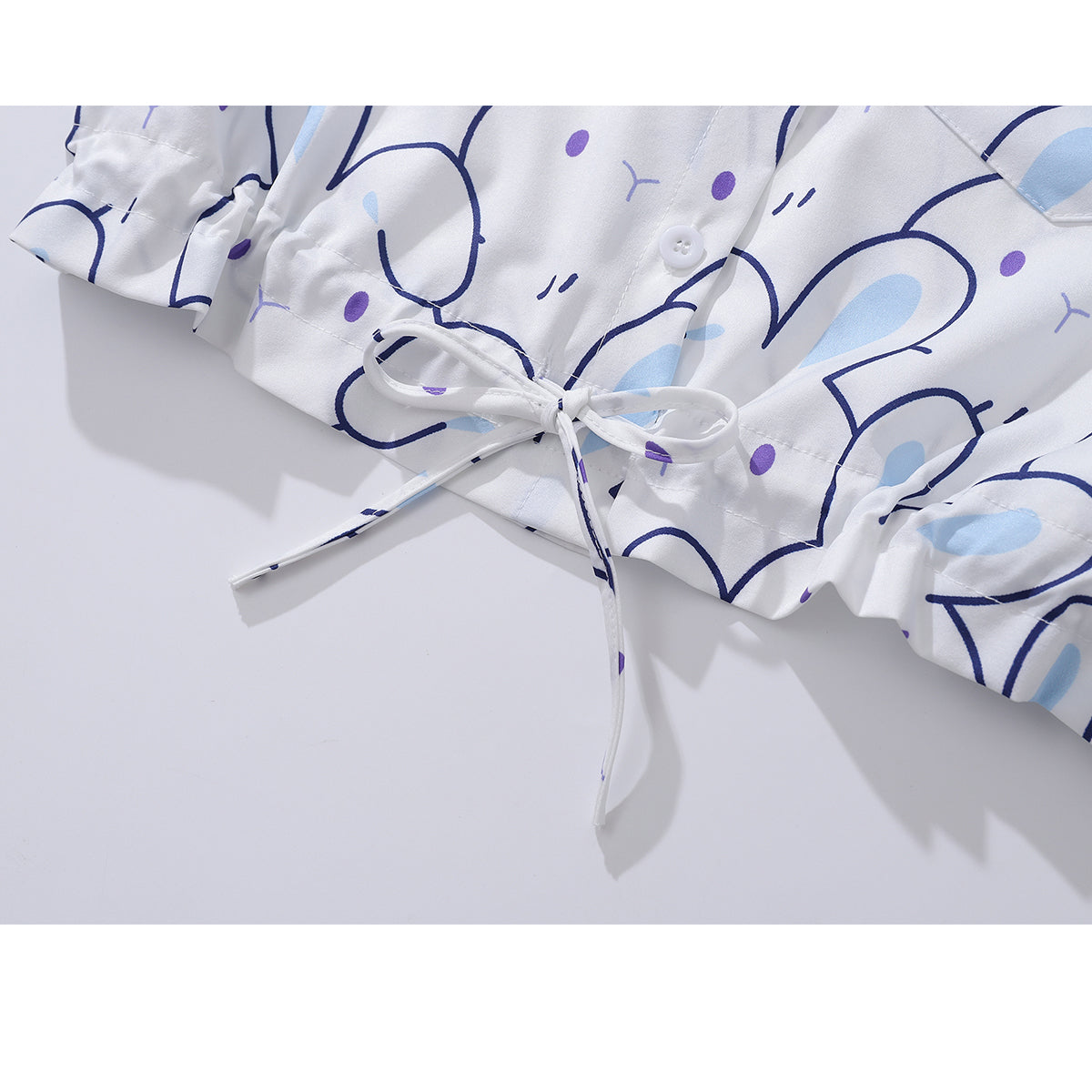 ウサギさんのショートシャツ