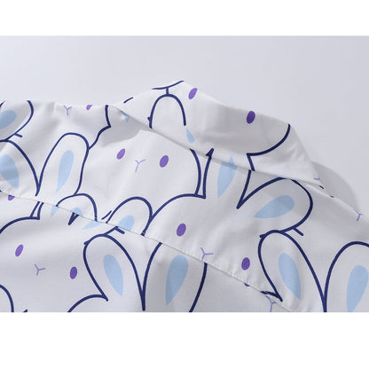 ウサギさんのショートシャツ