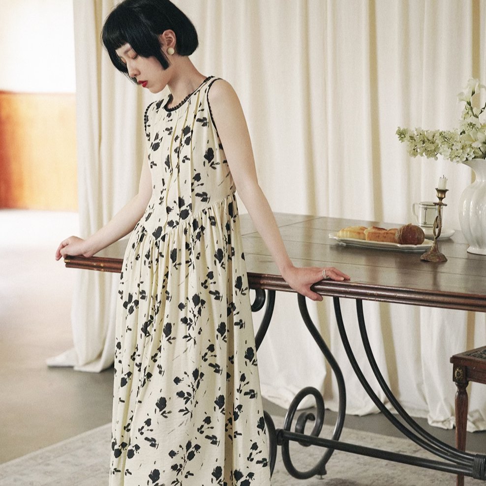 japanese lace dress Japanese Velvet and Lace Dress 'Yoko' XXXL