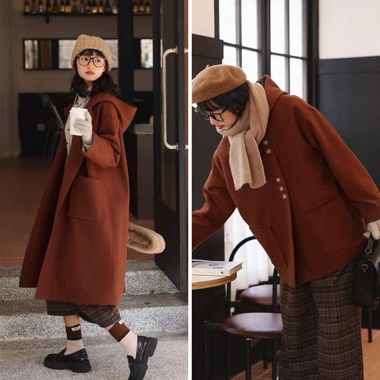 lady's classical wool coat
