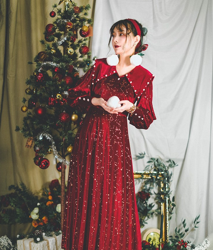Christmas color elegant dress – remulia Christmas color elegant dress – remulia