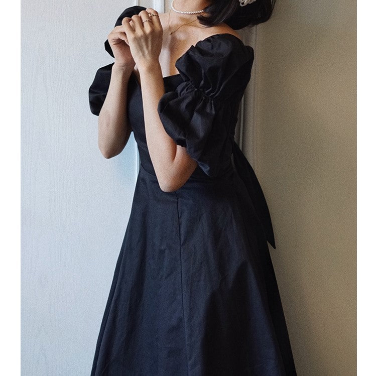 Lady's Party Black Dress remulia Lady's Party Black Dress remulia